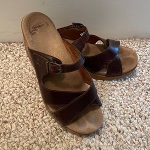 Dansko Sela Sandal size 38 Brow